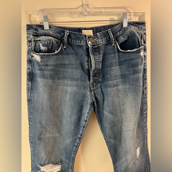 MOTHER JEANS The Nomad Crop Fray Twice as Nice 32 - Picture 8 of 9